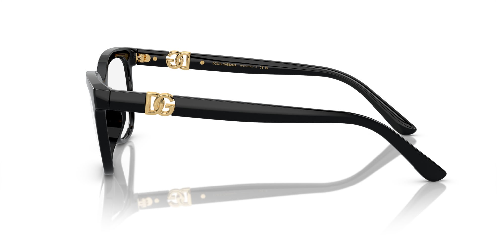 Eyeglasses Dolce & Gabbana DG 5106U (501) color nero shape butterfly lenses lente demo