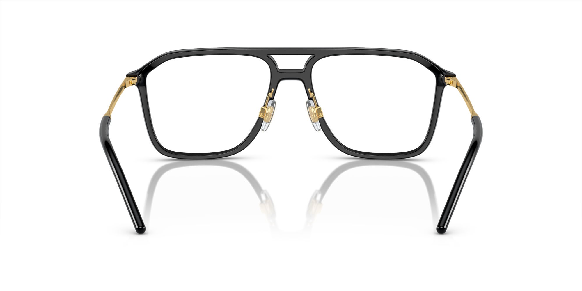 Brillen Dolce & Gabbana DG 5107 (2525) farbe nero form aviator gläser lente demo