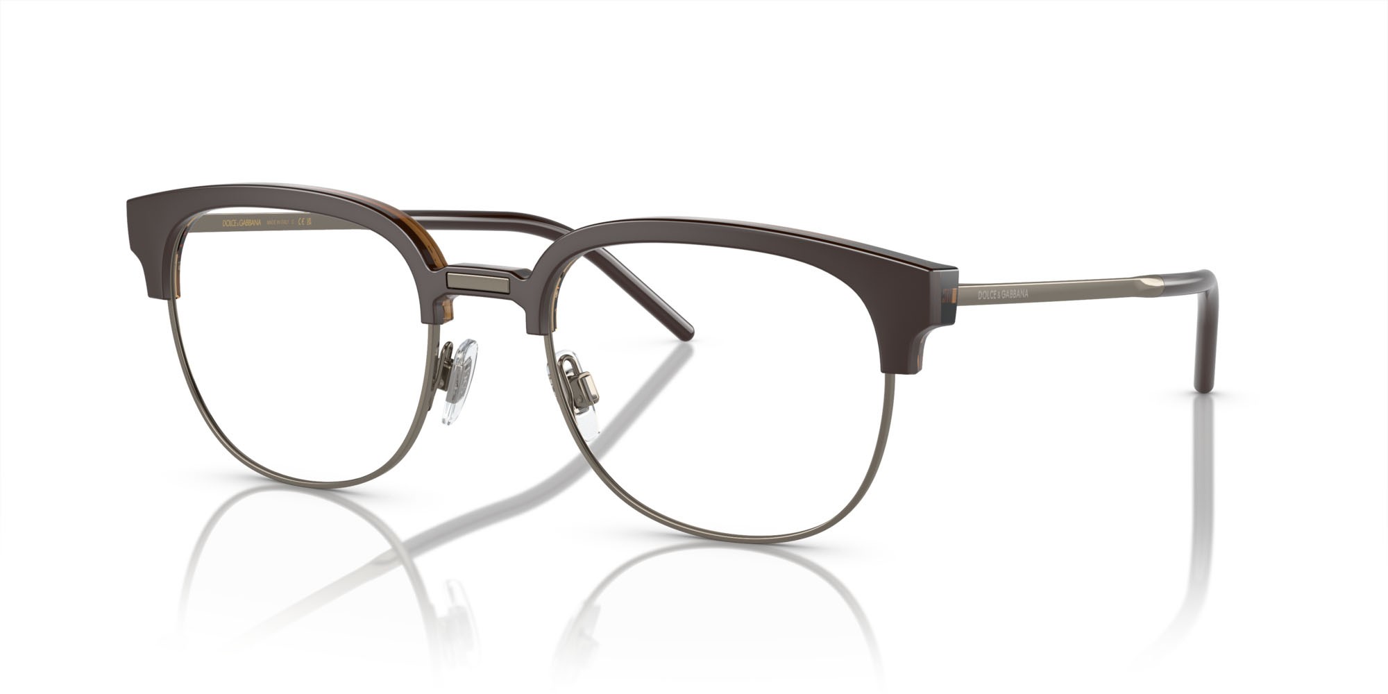 Occhiali da vista Dolce & Gabbana DG 5108 (3159) colore marrone forma pantos lenti lente demo