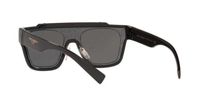 Sonnenbrillen Dolce & Gabbana DG 6125 (327787) farbe black form quadratisch gläser dark grey