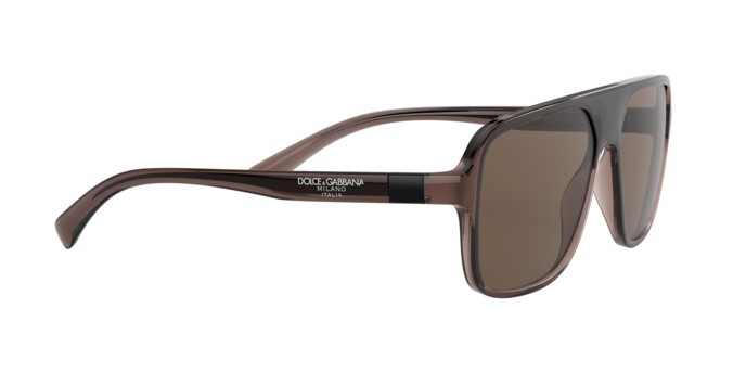 Sonnenbrillen Dolce & Gabbana DG 6134 (325973) farbe transparent brown/black form quadratisch gläser brown