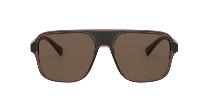 Sonnenbrillen Dolce & Gabbana DG 6134 (325973) farbe transparent brown/black form quadratisch gläser brown