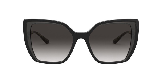 Sonnenbrillen Dolce & Gabbana DG 6138 (32468G) farbe black on transparent grey form quadratisch gläser grey gradient