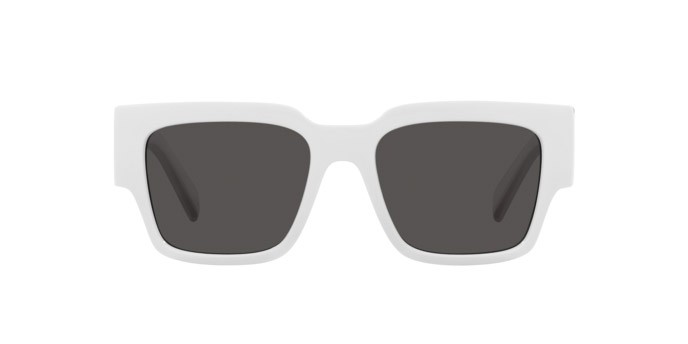 Sunglasses Dolce & Gabbana DG 6184 (331287) color bianco shape square lenses grigio scuro