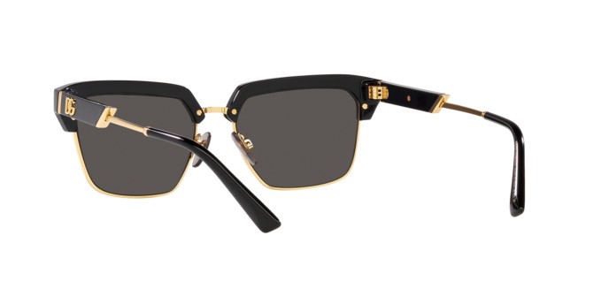 Sonnenbrillen Dolce & Gabbana DG 6185 (501/87) farbe nero form quadratisch gläser grigio scuro