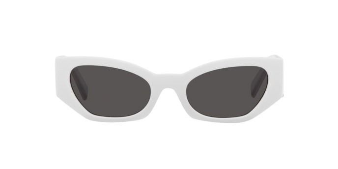 Sonnenbrillen Dolce & Gabbana DG 6186 (331287) farbe bianco form cat-eye gläser grigio scuro