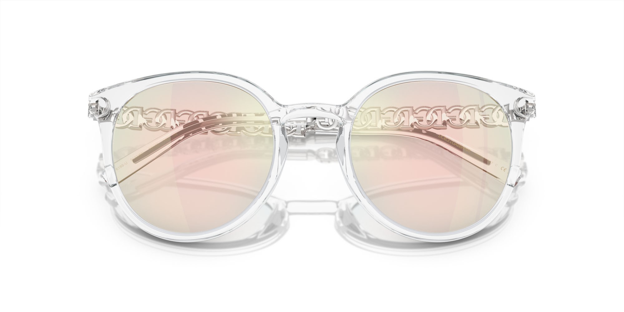 Sonnenbrillen Dolce & Gabbana DG 6189U (31336Q) farbe cristallo form pantos gläser rosso