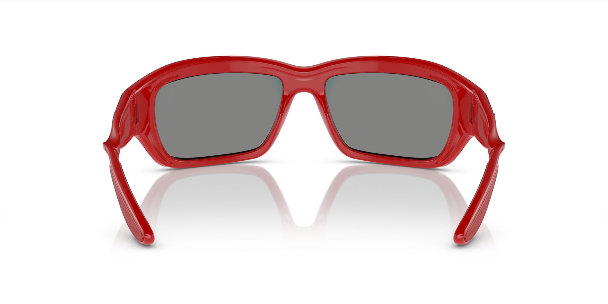 Sonnenbrillen Dolce & Gabbana DG 6191 (30966P) farbe rosso form rechteckig gläser grigio scuro specchiato blu/rosso