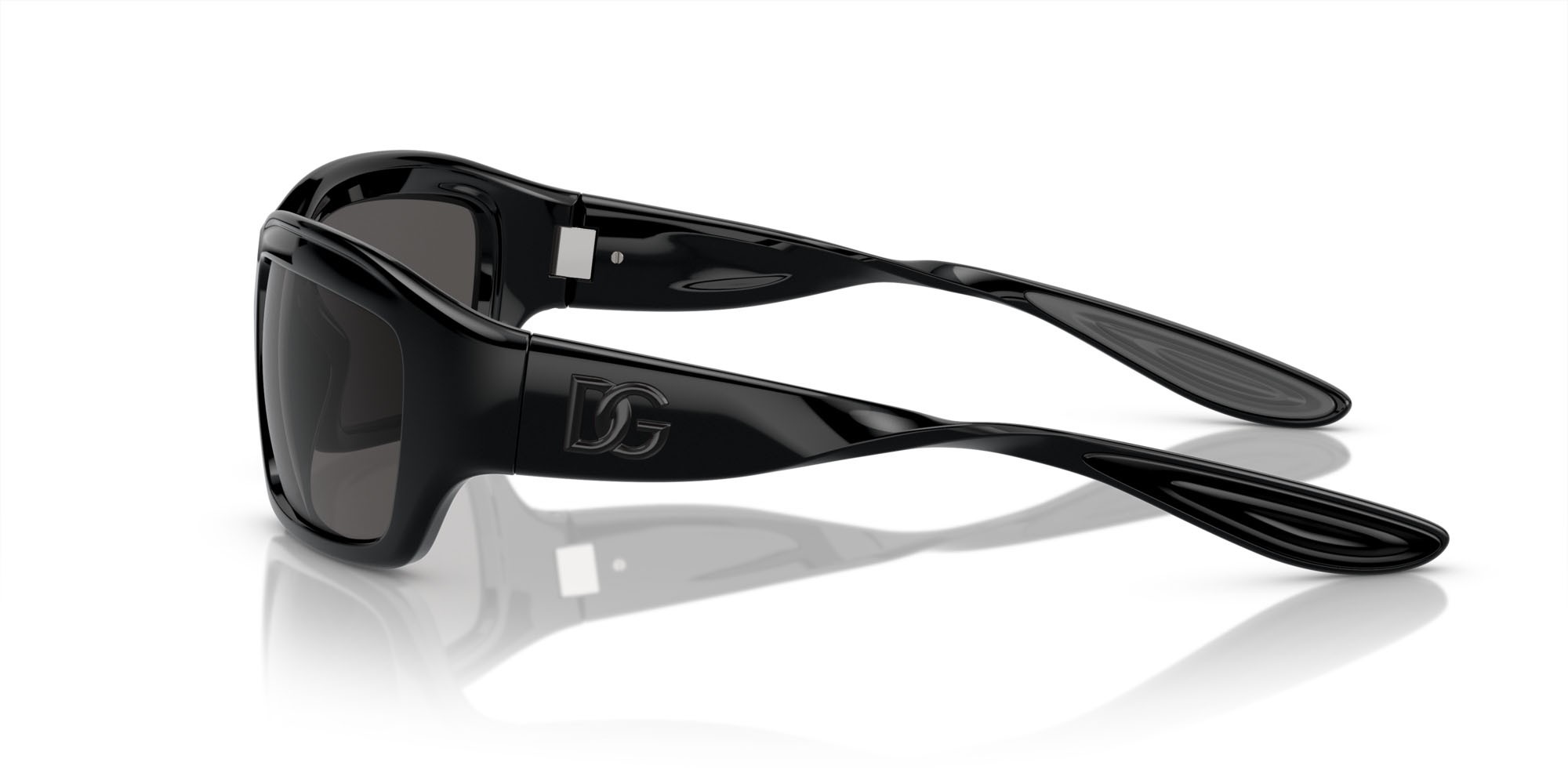 Sonnenbrillen Dolce & Gabbana DG 6191 (501/87) farbe nero form rechteckig gläser grigio scuro