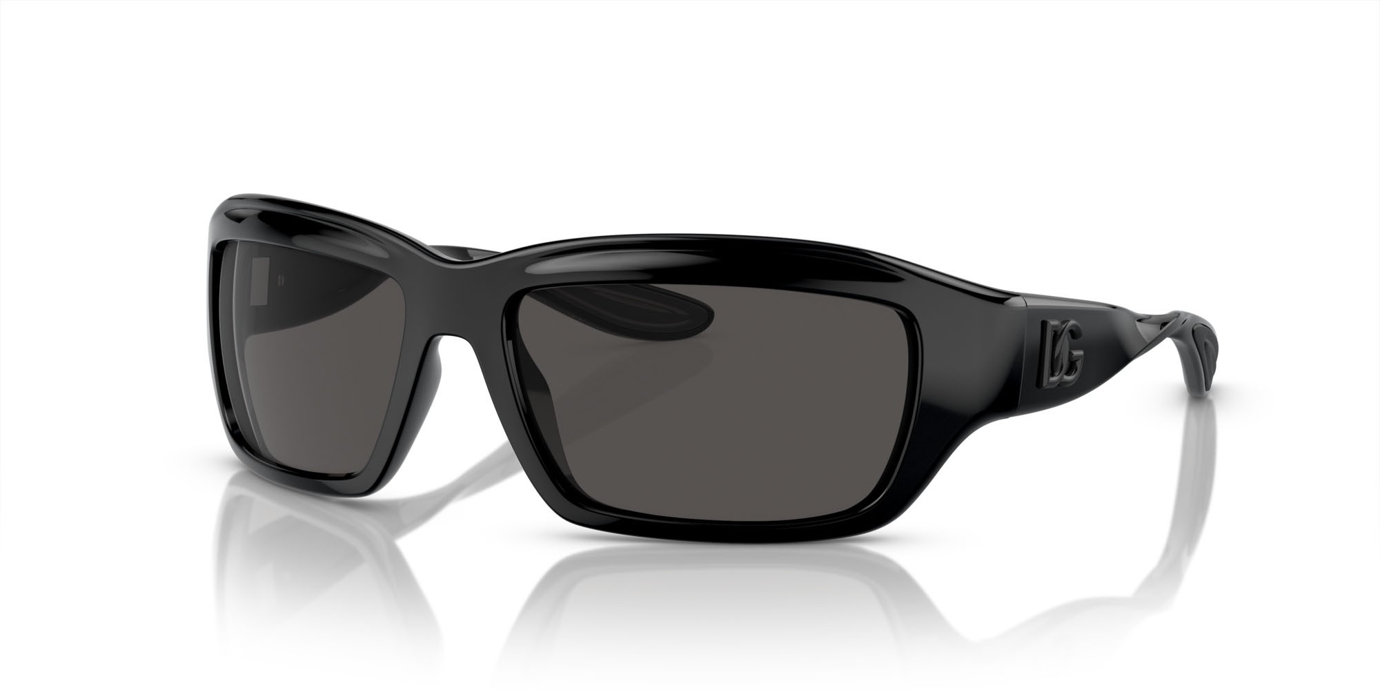 Sonnenbrillen Dolce & Gabbana DG 6191 (501/87) farbe nero form rechteckig gläser grigio scuro