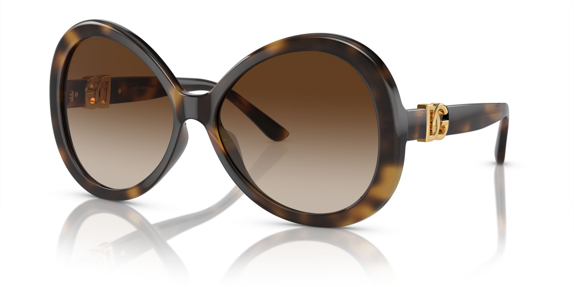 Sonnenbrillen Dolce & Gabbana DG 6194U (502/13) farbe havana form oval gläser marrone sfumato