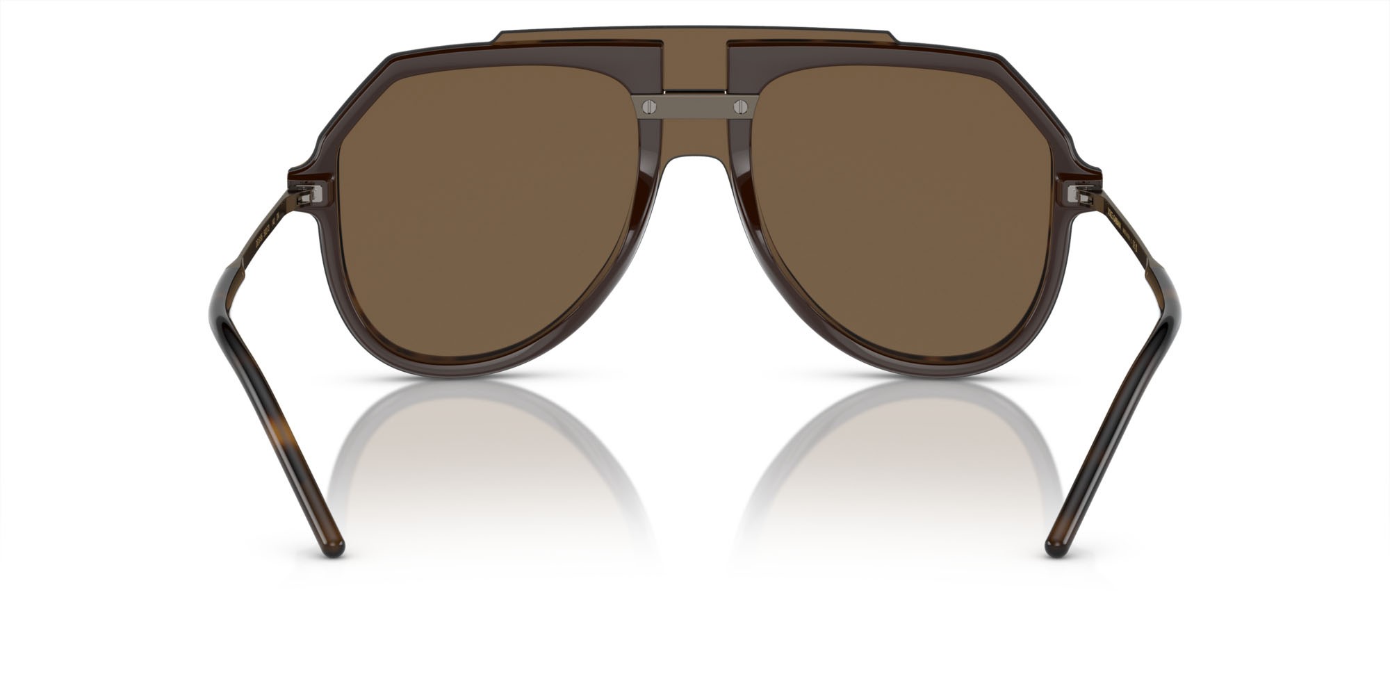 Sonnenbrillen Dolce & Gabbana DG 6195 (502/73) farbe havana form aviator gläser marrone scuro