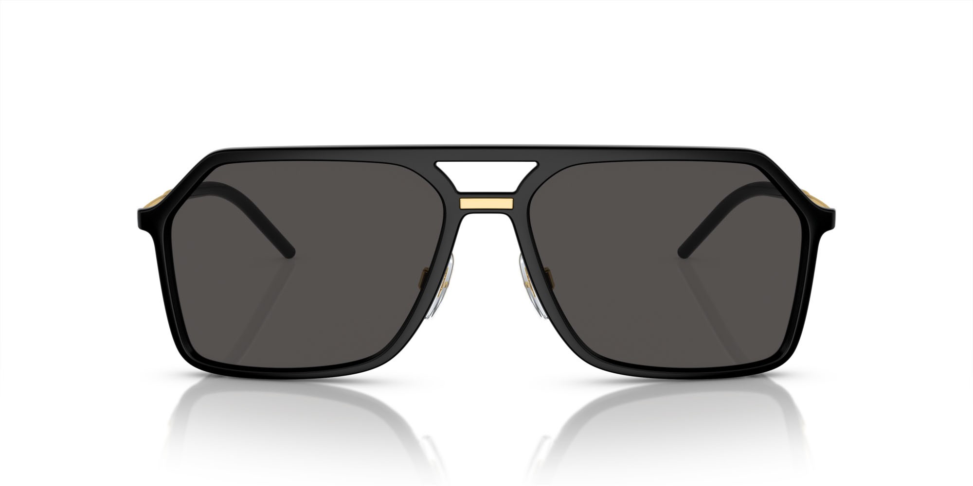 Sonnenbrillen Dolce & Gabbana DG 6196 (252587) farbe nero form aviator gläser grigio scuro