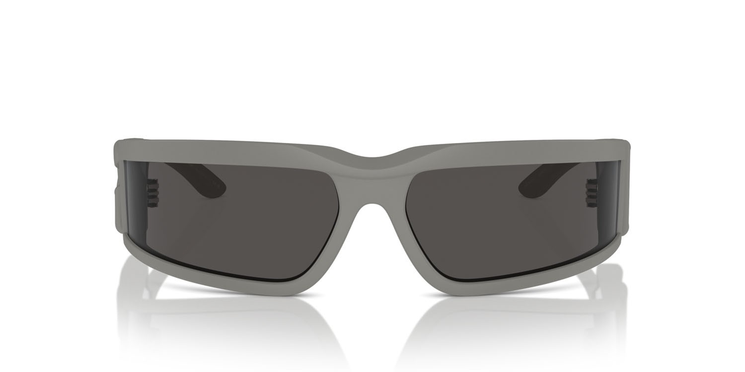 Sonnenbrillen Dolce & Gabbana DG 6198 (303287) farbe rubberized grey form rechteckig gläser grigio scuro