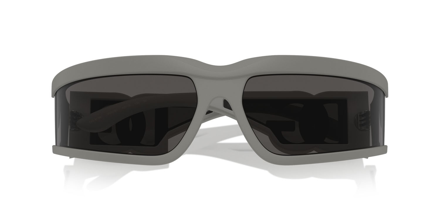 Sonnenbrillen Dolce & Gabbana DG 6198 (303287) farbe rubberized grey form rechteckig gläser grigio scuro