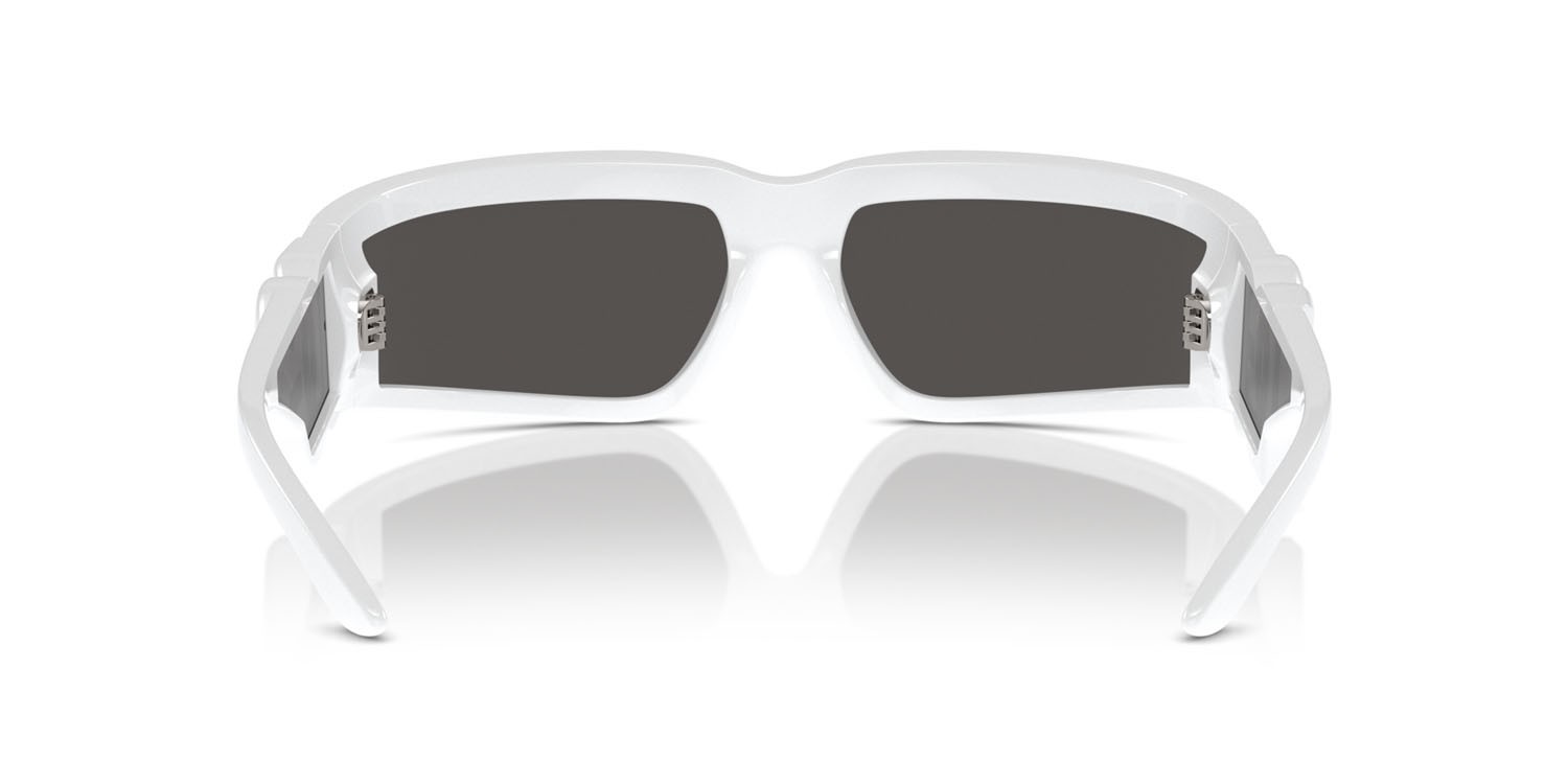Sonnenbrillen Dolce & Gabbana DG 6198 (331287) farbe bianco form rechteckig gläser grigio scuro