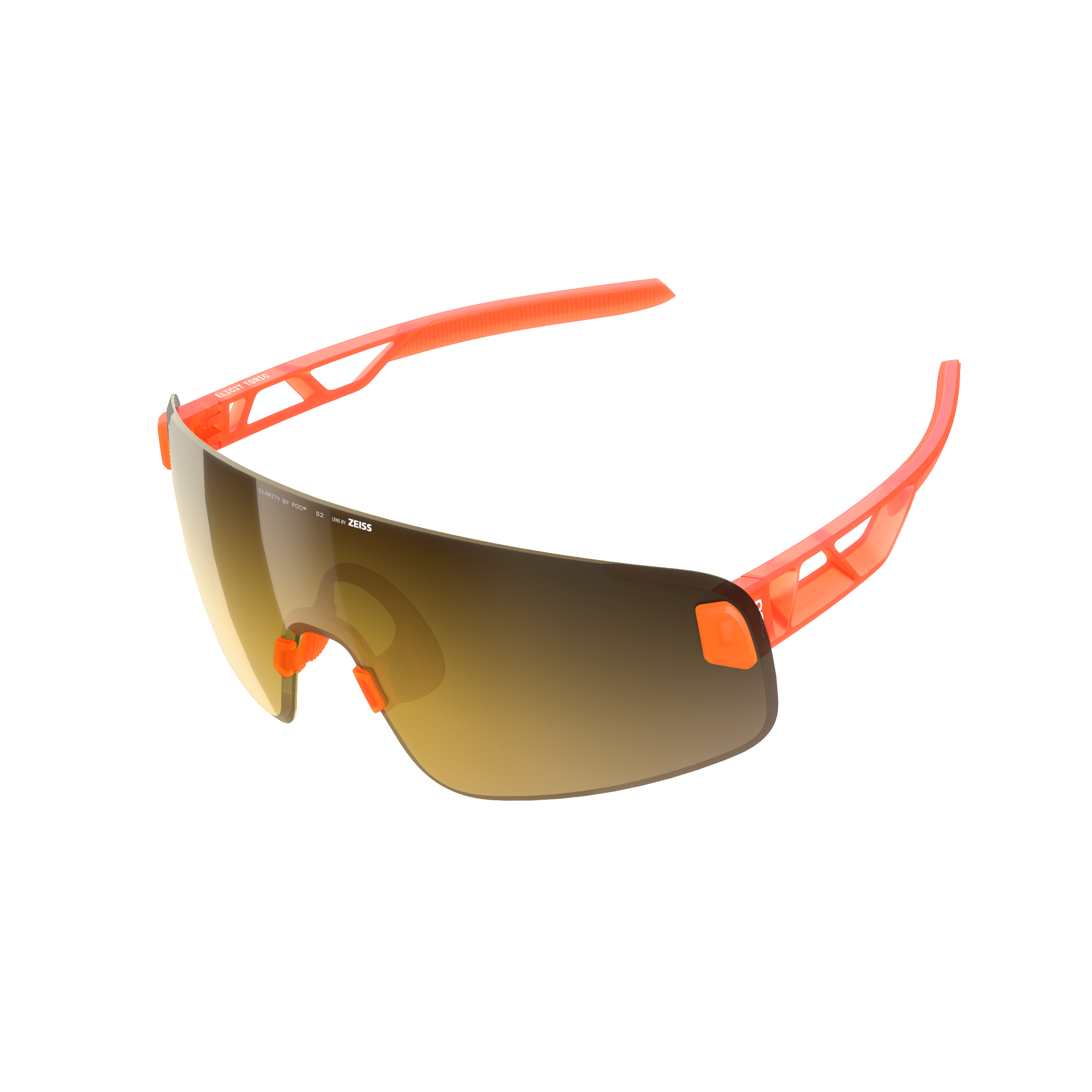Sunglasses Poc Elicit Toric EL1004 9587 color fluo. orange translucent/clarity road/partly sunny gold 