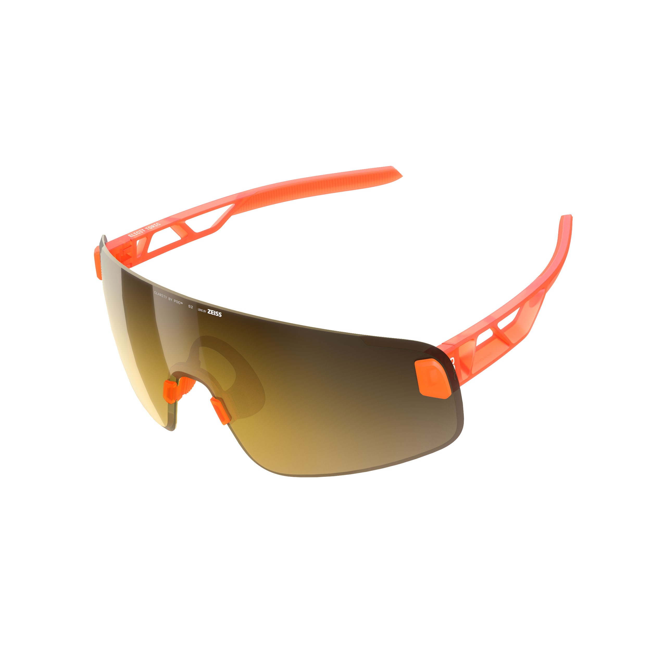 Sunglasses Poc Elicit Toric EL1006 9587 color fluo. orange translucent/clarity road/partly sunny gold 