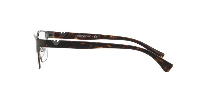 Occhiali da vista Emporio Armani EA 1027 (3003) colore matte gunmetal forma quadrato lenti demo lens