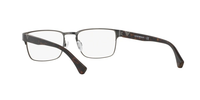 Occhiali da vista Emporio Armani EA 1027 (3003) colore matte gunmetal forma quadrato lenti demo lens