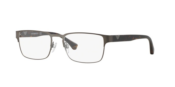 Occhiali da vista Emporio Armani EA 1027 (3003) colore matte gunmetal forma quadrato lenti demo lens