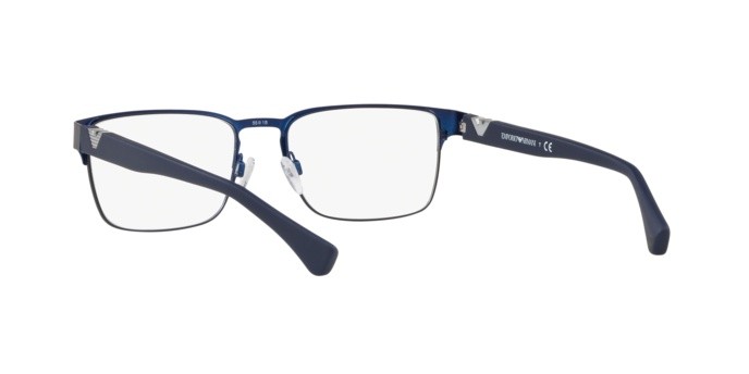 Occhiali da vista Emporio Armani EA 1027 (3100) colore matte blue forma quadrato lenti demo lens