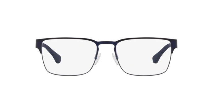 Occhiali da vista Emporio Armani EA 1027 (3100) colore matte blue forma quadrato lenti demo lens
