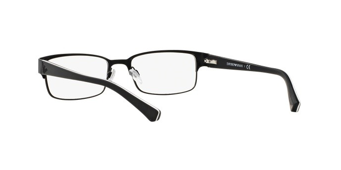Brillen Emporio Armani EA 1036 (3109) farbe matte black form rechteckig gläser demo lens