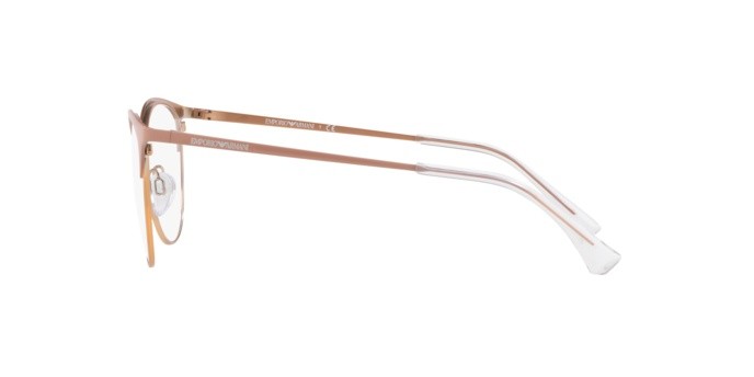 Brillen Emporio Armani EA 1087 (3167) farbe pink/rose gold form cat-eye gläser demo lens