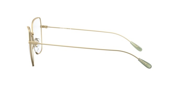 Brillen Emporio Armani EA 1111 (3002) farbe matte pale gold form schmetterling gläser demo lens