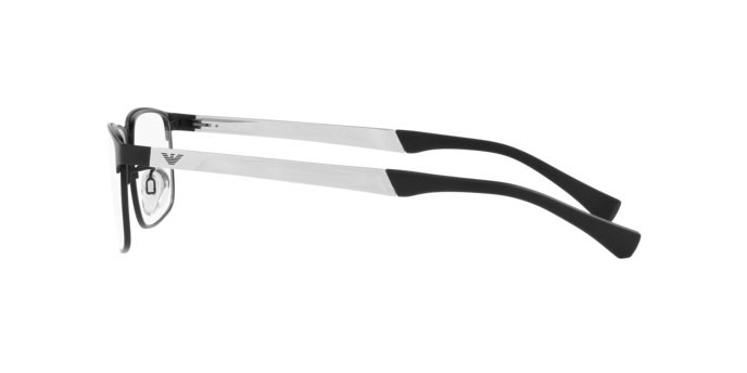 Brillen Emporio Armani EA 1112 (3094) farbe matte black form rechteckig gläser demo lens