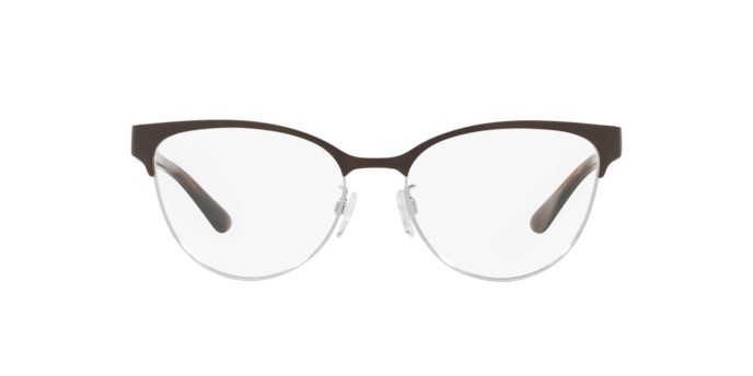 Brillen Emporio Armani EA 1130 (3178) farbe shiny brown/silver form cat-eye gläser demo lens