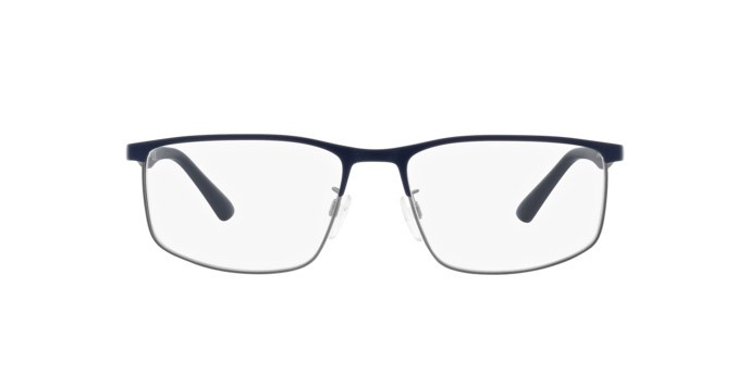 Brillen Emporio Armani EA 1131 (3155) farbe blu opaco/gunmetal form quadratisch gläser lente demo