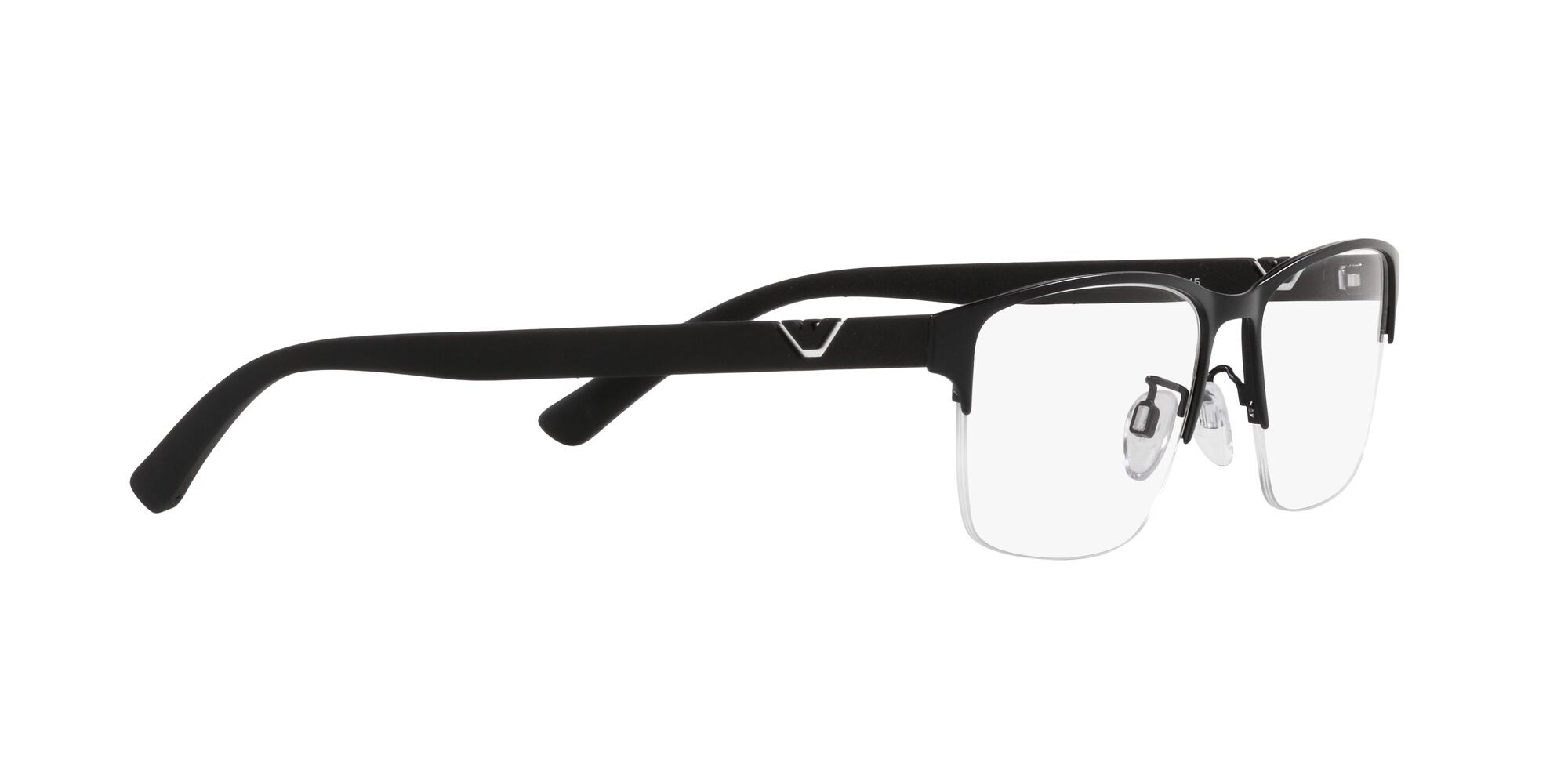 Occhiali da vista Emporio Armani EA 1138 (3001) colore nero opaco forma quadrato lenti lente demo