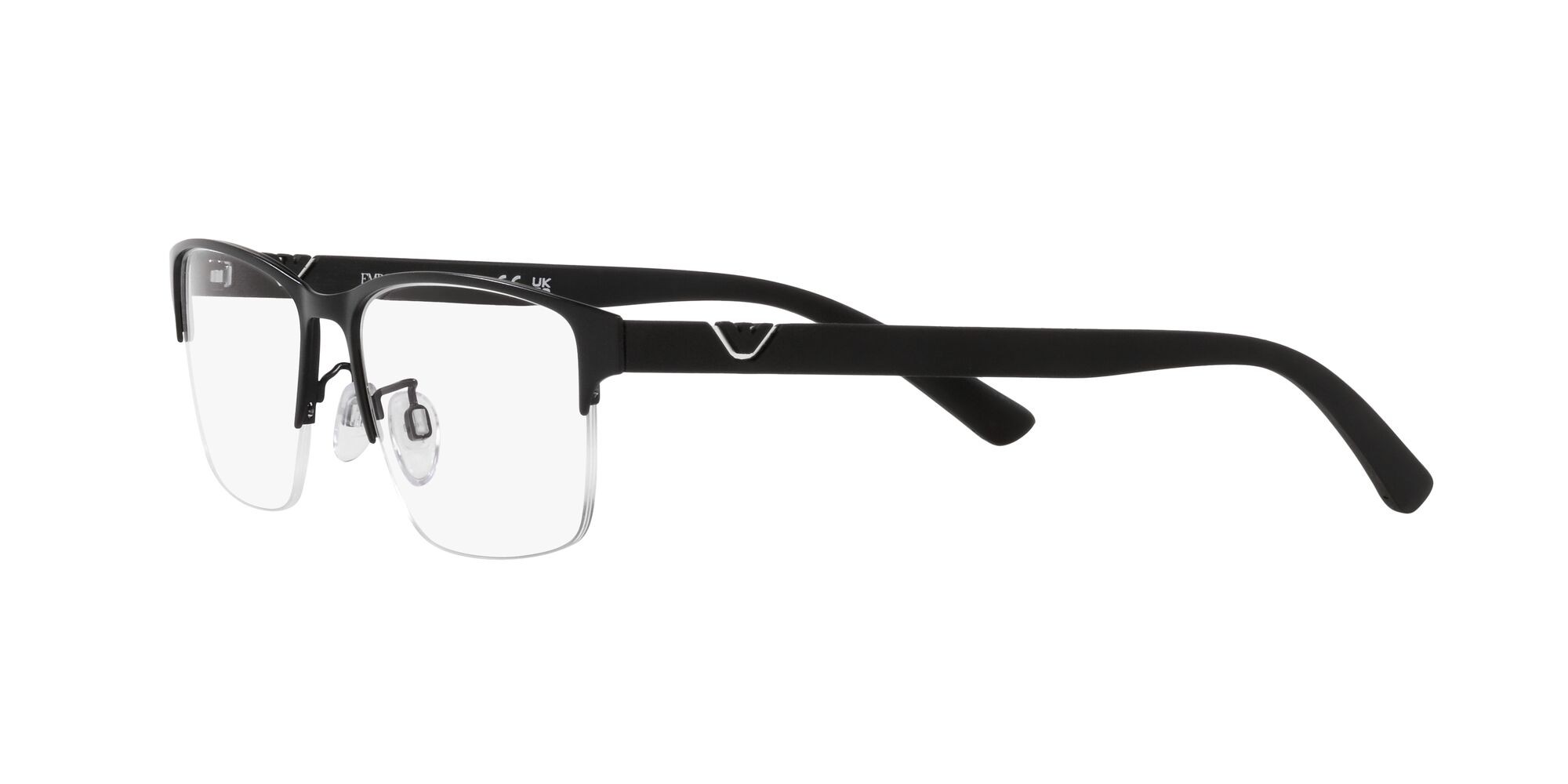 Occhiali da vista Emporio Armani EA 1138 (3001) colore nero opaco forma quadrato lenti lente demo