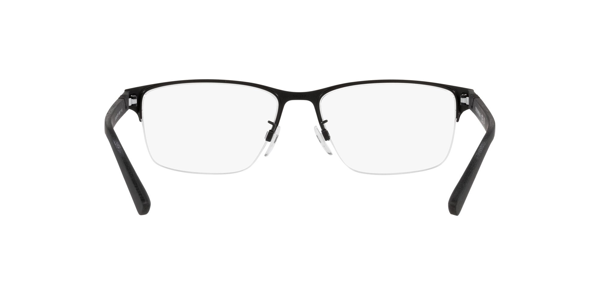 Occhiali da vista Emporio Armani EA 1138 (3001) colore nero opaco forma quadrato lenti lente demo
