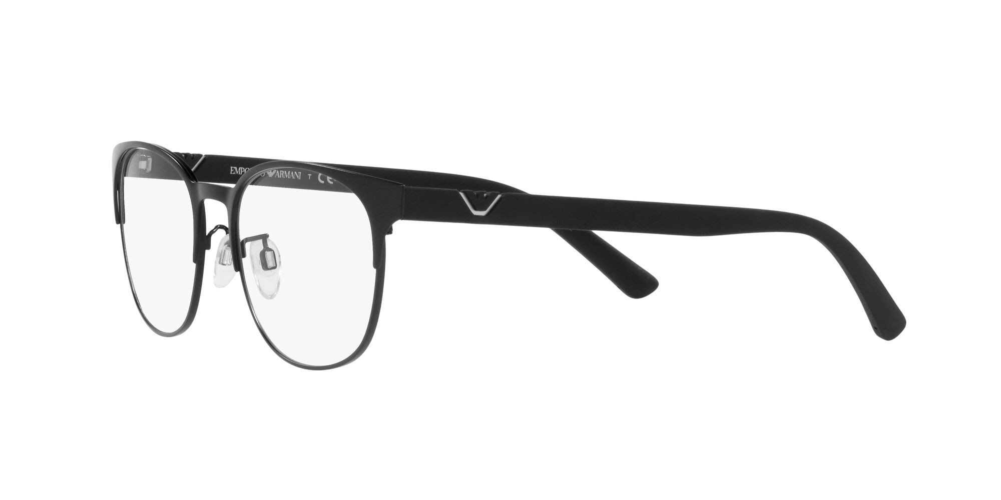 Occhiali da vista Emporio Armani EA 1139 (3001) colore nero opaco forma quadrato lenti lente demo