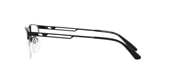 Occhiali da vista Emporio Armani EA 1143 (3001) colore nero opaco forma quadrato lenti lente demo