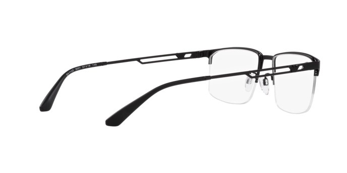 Occhiali da vista Emporio Armani EA 1143 (3001) colore nero opaco forma quadrato lenti lente demo
