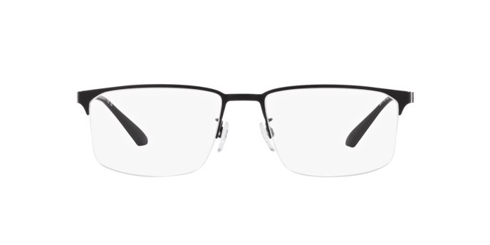 Occhiali da vista Emporio Armani EA 1143 (3001) colore nero opaco forma quadrato lenti lente demo
