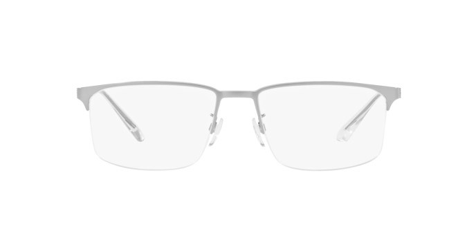 Brillen Emporio Armani EA 1143 (3045) farbe argento opaco form quadratisch gläser lente demo