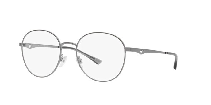 Brillen Emporio Armani EA 1144 (3010) farbe gunmetal lucido form quadratisch gläser lente demo