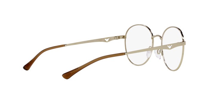 Brillen Emporio Armani EA 1144 (3013) farbe oro pallido lucido form quadratisch gläser lente demo