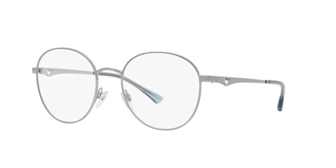 Brillen Emporio Armani EA 1144 (3015) farbe argento lucido form quadratisch gläser lente demo