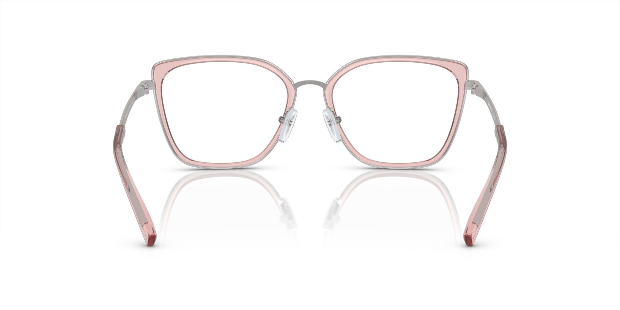 Eyeglasses Emporio Armani EA 1152 (3364) color argento lucido shape cat eye lenses lente demo