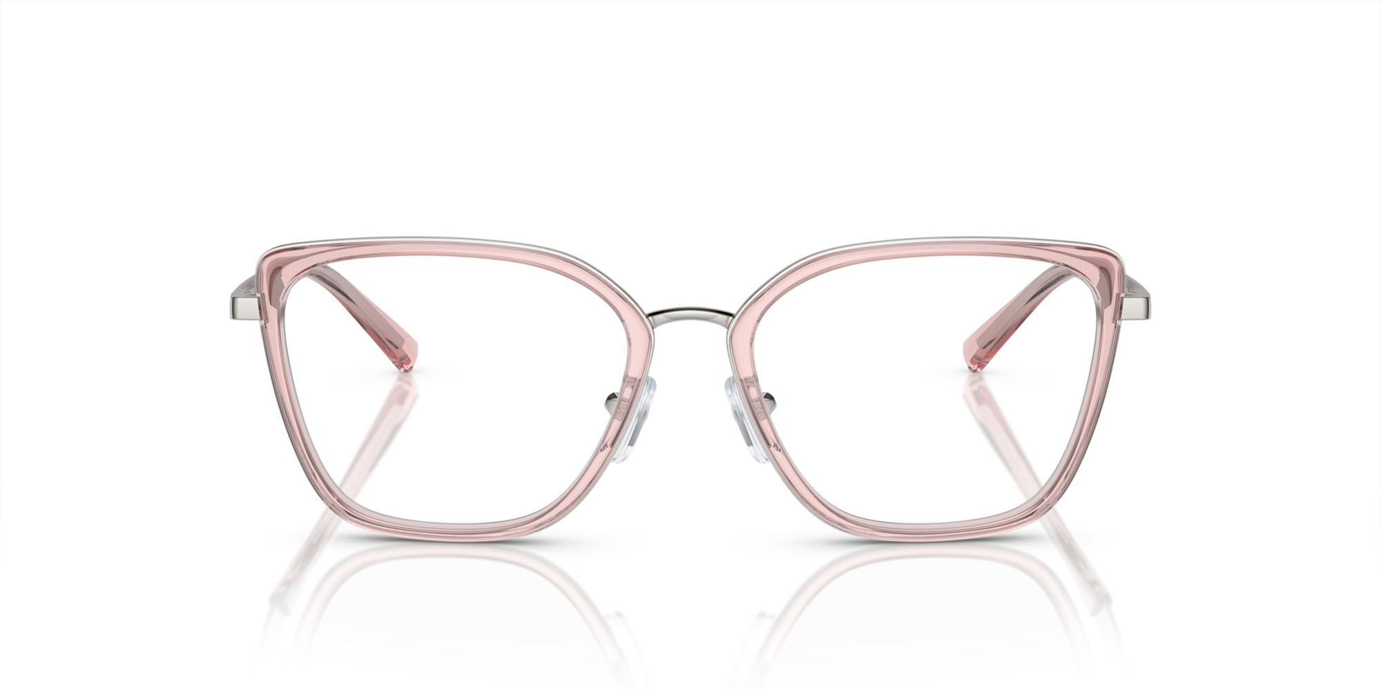 Eyeglasses Emporio Armani EA 1152 (3364) color argento lucido shape cat eye lenses lente demo