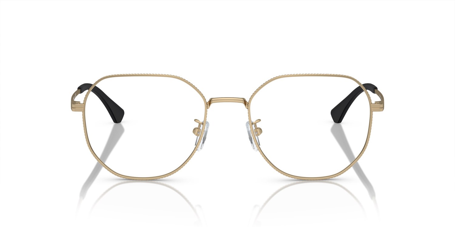 Brillen Emporio Armani EA 1154D (3002) farbe oro pallido opaco form rund gläser lente demo