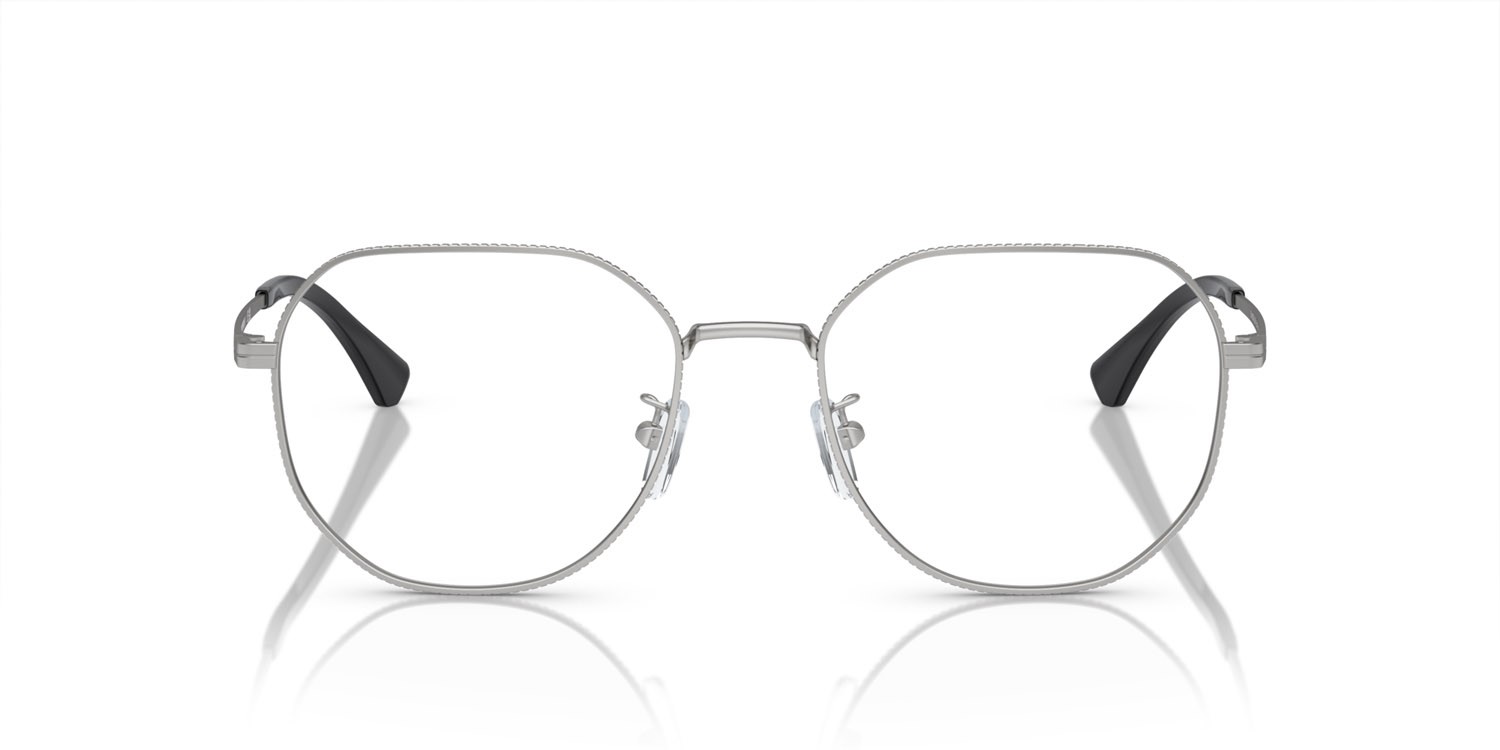 Brillen Emporio Armani EA 1154D (3045) farbe argento opaco form rund gläser lente demo