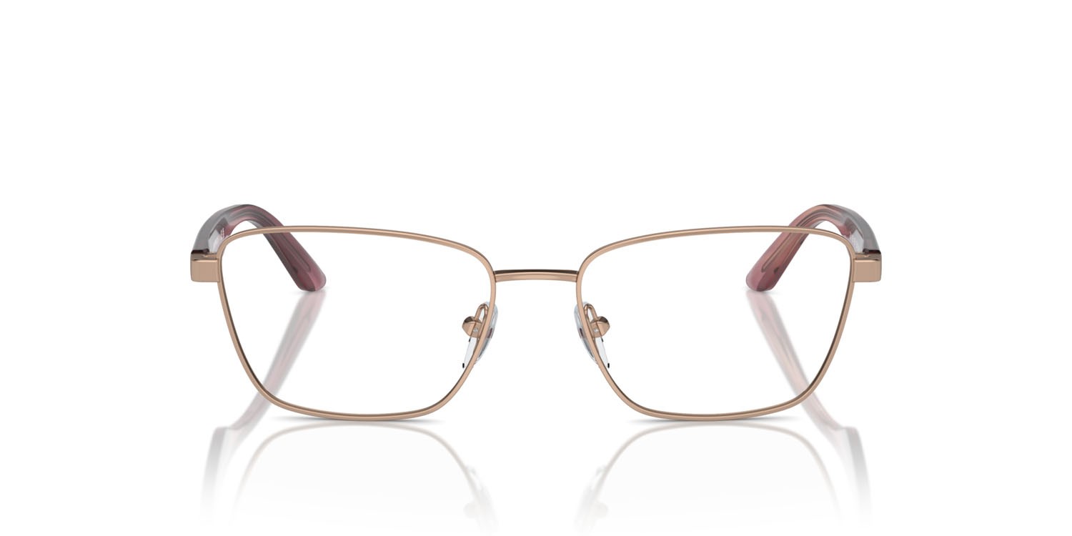 Brillen Emporio Armani EA 1156 (3011) farbe rose gold lucido form unregelmäßig gläser lente demo