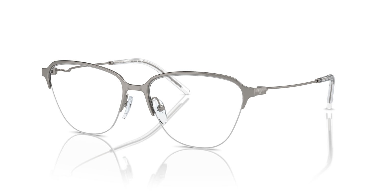 Brillen Emporio Armani EA 1161 (3010) farbe gunmetal lucido form unregelmäßig gläser lente demo